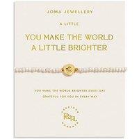 Joma Jewellery Precious Moments You Make The World A Little Brighter Bracelet - Gold-Plated