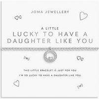 Joma Jewellery A Little 'Lucky To Have A Daughter Like You' Bracelet