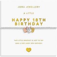 Joma Jewellery A Little Charmed Moments 'Happy 18Th Birthday' Bracelet
