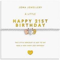 Joma Jewellery A Little Charmed Moments 'Happy 21St Birthday' Bracelet