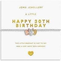 Joma Jewellery A Little Charmed Moments 'Happy 30Th Birthday' Bracelet