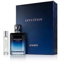Aramis Intuition Eau De Parfum Travel Gift Set For Men - Woody Green Fragrance Duo 100Ml & 10Ml