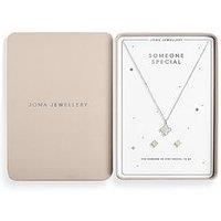 Joma Jewellery With Love Set Someone Special Necklace & Earrings - Silver-Plated