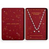 Joma Jewellery With Love Set Christmas Wishes Necklace & Earrings
