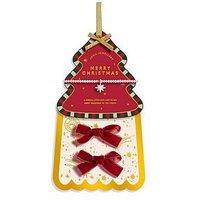 Joma Jewellery Merry And Bright Gift Set 'Merry Christmas' Bracelet & Set Of 2 Hairclips