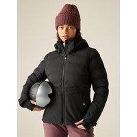 Dare 2B Womens Gliding Ii Insulated Hooded Full Zip Ski Jacket - Black