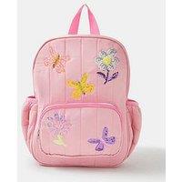 Accessorize Girls Sequin Quilted Backpack - Pink