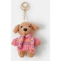 Accessorize Girls Teddy Bag Charm - Pink