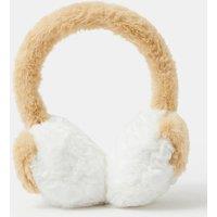 Accessorize Girls Faux Fur Dog Earmuffs - White