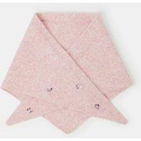 Accessorize Girls Sequin Soft-Touch Triangle Scarf - Pink