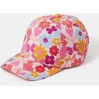 Accessorize Girls Floral Print Cap