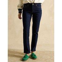 Joules Denim Straight Fit Slim Mid Rise Jeans - Blue