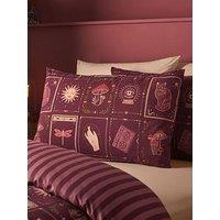 Catherine Lansfield Enchanted Witchcraft Duvet Cover Set Plum