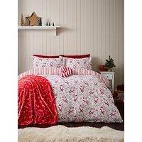 Catherine Lansfield Christmas Santas Duvet Cover Set