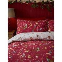 Catherine Lansfield Christmas Enchanted Twilight Duvet Cover Set