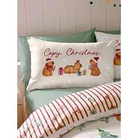 Catherine Lansfield Capybara Christmas Duvet Cover Set