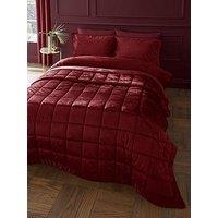 Catherine Lansfield Kingsley Matt Velvet Bedspread