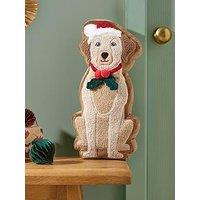 Catherine Lansfield Christmas Dog 3D Cushion