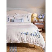 Cath Kidston Forget Me Knot Floral Frill 100% Cotton Duvet Cover Set