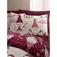 Catherine Lansfield Christmas Gonks Duvet Cover Set
