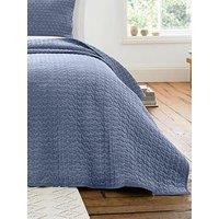 Bianca Attica Velvet Lightly Quilted Bedspread