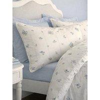 Bianca Vintage Rosebud Lace 100% Cotton 200 Thread Count Duvet Cover Set