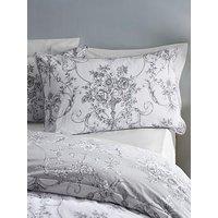 Catherine Lansfield Antoinette Floral Damask Duvet Cover Set