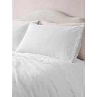 Bianca Elise Lace 100% Cotton 200 Thread Count Duvet Cover Set