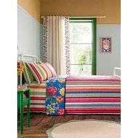 Sophie Robinson Darling Floral Reversible Stripe Bedspread