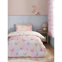 Catherine Lansfield Ombre Butterflies Duvet Cover Set