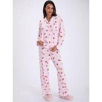Boux Avenue Strawberry Toast Modal Pyjama Set - Pink