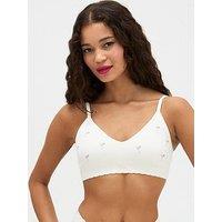 Boux Avenue Cocktail Emb Seamless Bralette - Ivory Mix