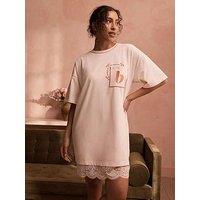 B By Ted Baker Lace Nightie - Pink