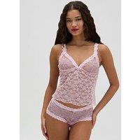 Boux Avenue Boux Avenue Floral Lace Cami Set - Pink Mix