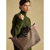 Joules Womens Edie Spacious Zip-Top Tote Bag - Brown