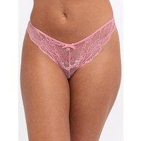 Boux Avenue Mollie 24 Thong - Rose Pink