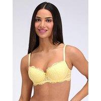 Boux Avenue Emma Balconette Bra - Butter Yellow