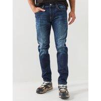 Diesel Mens D-Strukt Stretch Slim Fit Jeans - Dark Blue
