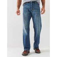 Diesel Mens D-Eeeper Loose Fit 100% Cotton Jeans - Blue