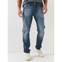 Diesel Mens Larkee-Beex Tapered Fit Jeans - Blue