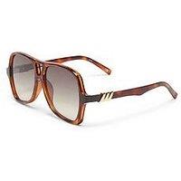 Le Specs Fortune Teller Sunglasses - Brown