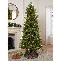 Festive 7Ft Prelit Colour Change Shadowfall Fir Christmas Tree