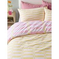 Duvet Day Lottie Duvet Set Yellow/Pink