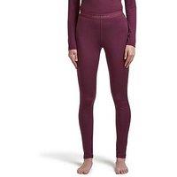 Icebreaker Womens 200 Oasis Baselayer Leggings - Burgundy