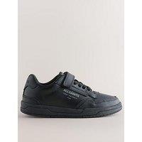 Smallsaints Underground Logo Elasticated Lace Up Trainers - Black