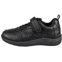 The Very Collection Hot Wheels Elastic Lace School Shoe - Black