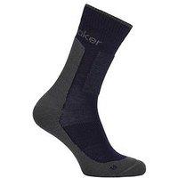 Icebreaker Mens Merino Hiking Medium Crew Socks - Navy