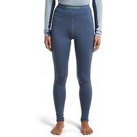 Icebreaker Womens Zoneknit Merino Thermal Slim Fit Leggings - Blue