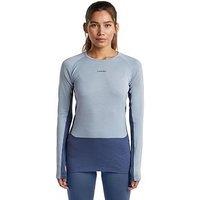 Icebreaker Women'S Zoneknit Thermoregulating Thumb Loop Long Sleeve T-Shirt - Blue
