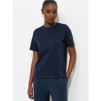 New Look Womens Heavyweight Crew Neck T-Shirt - Blue